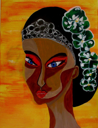 De Javaanse 60x80 acryl op doek 2023